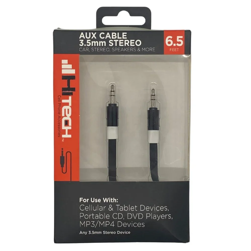Aux Cable 6.5 Ft & 3.5 Ft. MM Stereo